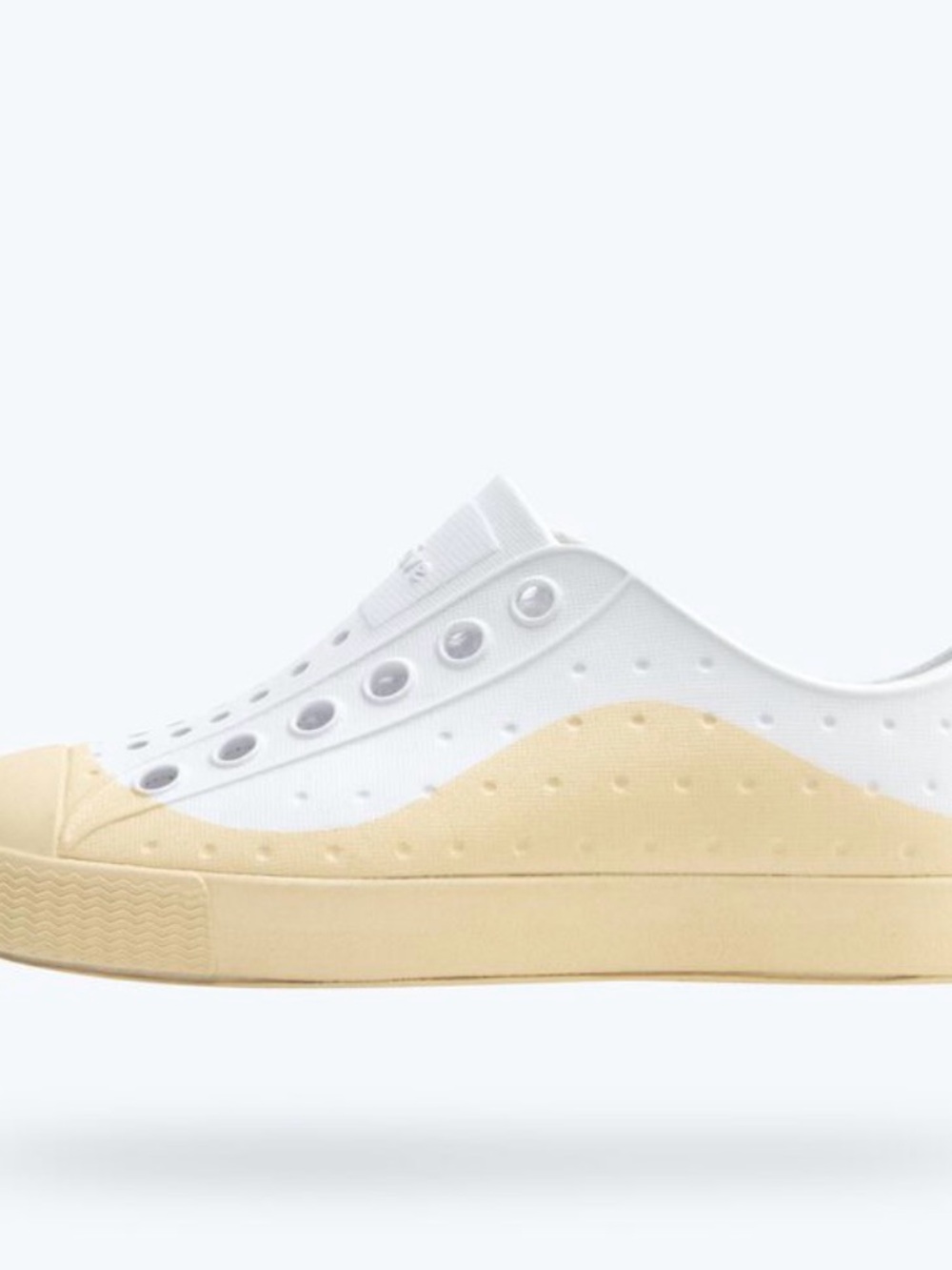 Native Kids Jefferson Roam Child Shoes Shell White Bone White Slip-On Size C7